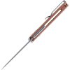 SRM255LMN_add_04.jpg SRM 255L Ambi Lock Folding Knife Damascus Steel Brown G10