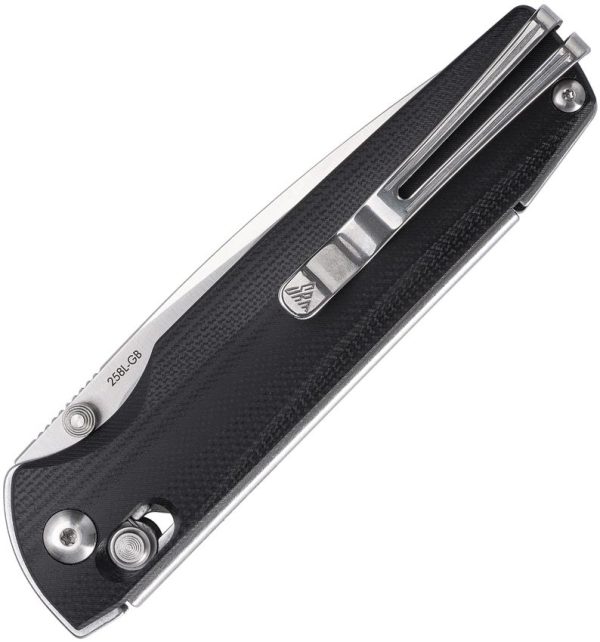 SRM Knives 258L Ambi Lock - Black G10