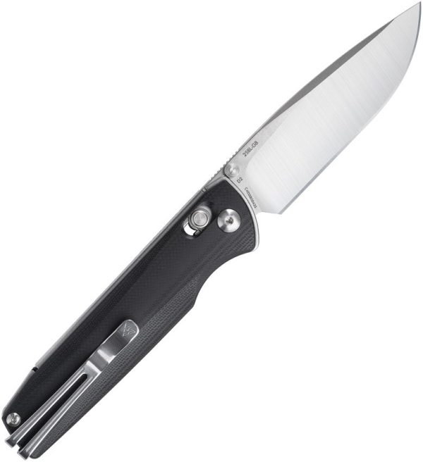 SRM Knives 258L Ambi Lock - Black G10