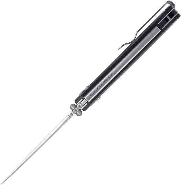 SRM Knives 258L Ambi Lock - Black G10