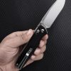 SRM Knives 258L Ambi Lock - Black G10