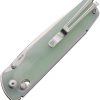 SRM Knives 258L Ambi Lock - Jade G10