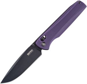 SRM Knives 258L Ambi Lock - Purple G10