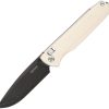 SRM Knives Terrier Ambi Lock - White G10