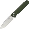 SRM Terrier Ambi Lock Green Folding Knife 3.5" Blade