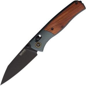 SRM Knives Medal Axis Lock - Rosewood Green