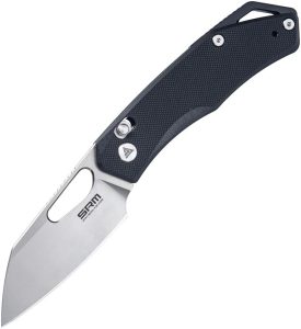 SRM Cub 261M Ambi-Lock Folding Knife 154CM Black G10