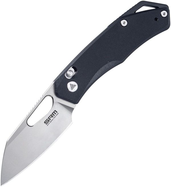 SRM Cub 261M Ambi-Lock Folding Knife 154CM Black G10