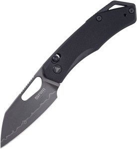 SRM Cub 261M Ambi-Lock Folding Knife Black G10 2.88" Blade