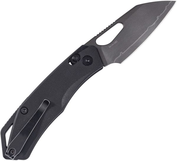 SRM Cub 261M Ambi-Lock Folding Knife Black G10 2.88" Blade