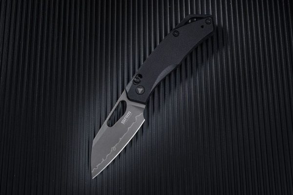 SRM Cub 261M Ambi-Lock Folding Knife Black G10 2.88" Blade