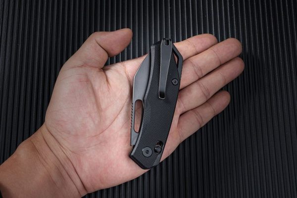 SRM Cub 261M Ambi-Lock Folding Knife Black G10 2.88" Blade