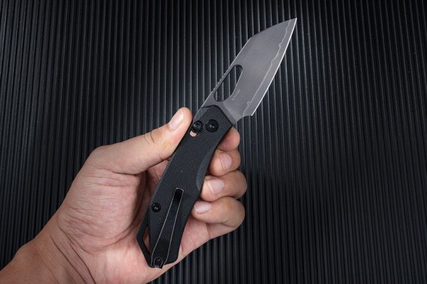 SRM Cub 261M Ambi-Lock Folding Knife Black G10 2.88" Blade