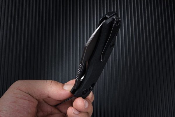 SRM Cub 261M Ambi-Lock Folding Knife Black G10 2.88" Blade