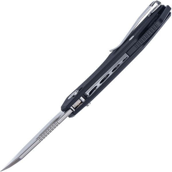 SRM Cub 261M Ambi-Lock Folding Knife 154CM Black G10