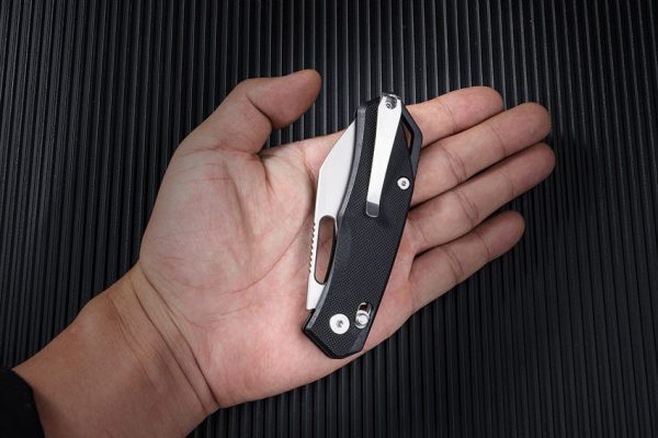 SRM Cub 261M Ambi-Lock Folding Knife 154CM Black G10