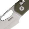 SRM Cub 261M Folding Knife 2.88" 140Cr OD Green G10