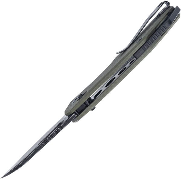 SRM Cub 261M Ambi-Lock Folding Knife 154CM OD Green G10