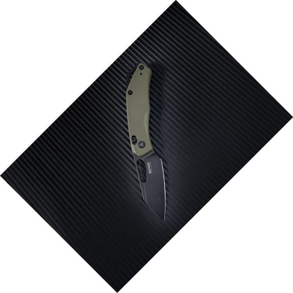 SRM Cub 261M Ambi-Lock Folding Knife 154CM OD Green G10