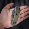 SRM Cub 261M Ambi-Lock Folding Knife 154CM OD Green G10