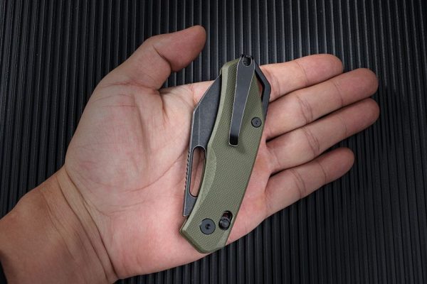 SRM Cub 261M Ambi-Lock Folding Knife 154CM OD Green G10