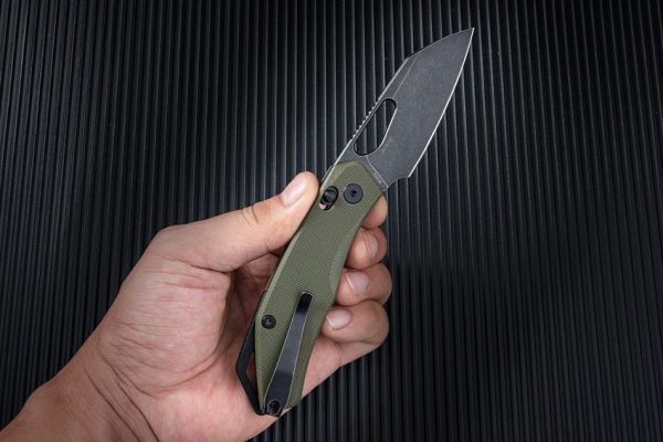 SRM Cub 261M Ambi-Lock Folding Knife 154CM OD Green G10