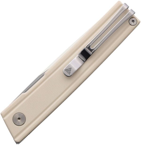 SRM Gent Linerlock Ivory Folding Knife 10Cr15CoMoV Blade