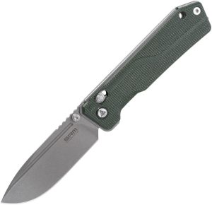 SRM Rubik Ambi Lock Green 14C28N Folding Knife