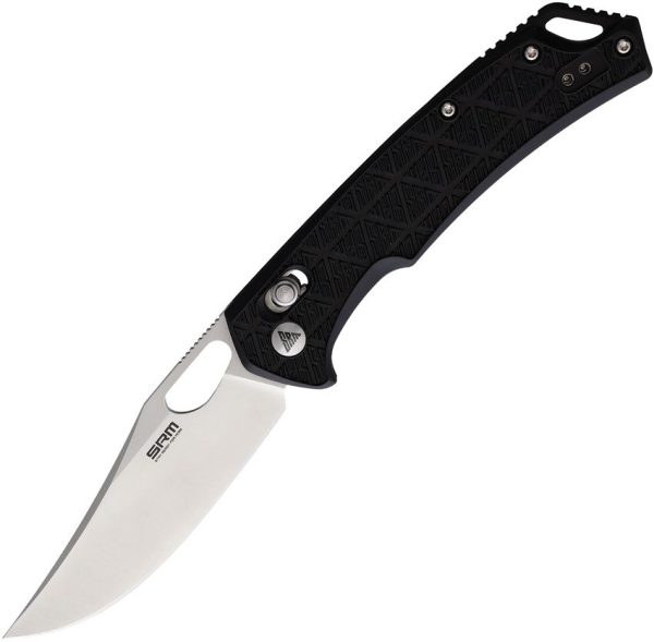 SRM Knives 9201 Ambi Lock 8Cr13MoV - Black FRN