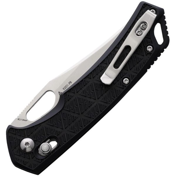 SRM Knives 9201 Ambi Lock 8Cr13MoV - Black FRN