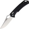 SRM Knives 9202 Ambi Lock D2 Satin - Black G10