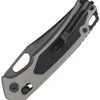 SRM Knives Retriever Ambi Lock - Gray Aluminum G10