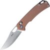 SRM Knives 9203 Ambi Lock - Brown Canvas Micarta