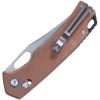 SRM Knives 9203 Ambi Lock - Brown Canvas Micarta