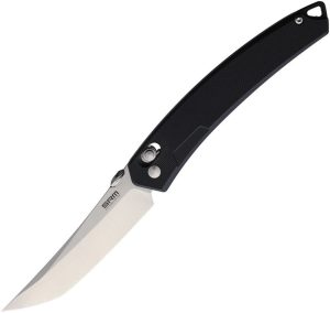 SRM Knives 9211 Ambi Lock Black G10 Tanto Blade