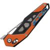 SRM Mecha Ambi Lock Folding Knife D2 Steel Black Orange G10