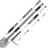 SRM Multi-Purpose Shovel Silver 12-in-1 Multi Tool Stainless