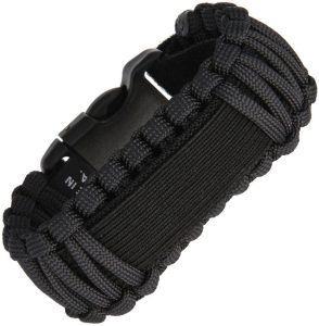 Survco Tactical Para Cord Watch Band Black 550
