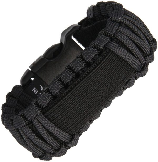 Survco Tactical Para Cord Watch Band Black 550