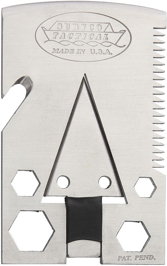 SRVAXE.jpg Survco Tactical Credit Card Axe 21-Function Multitool