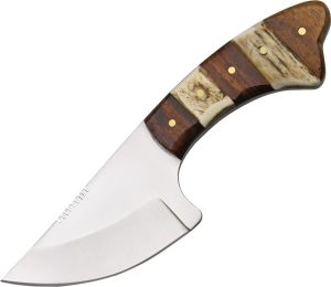 SS7014.jpg Steel Stag Short Skinner Fixed Blade Stag Handle
