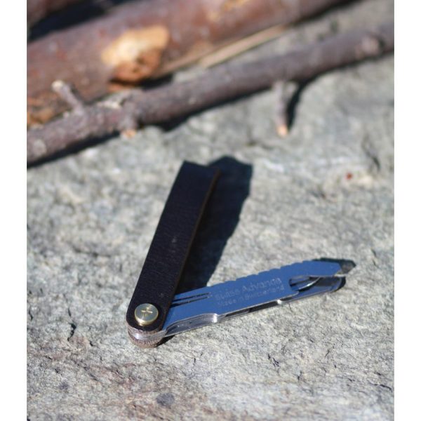 Swiss Advance CRONO N5 Black Multi Tool - Leather Handle