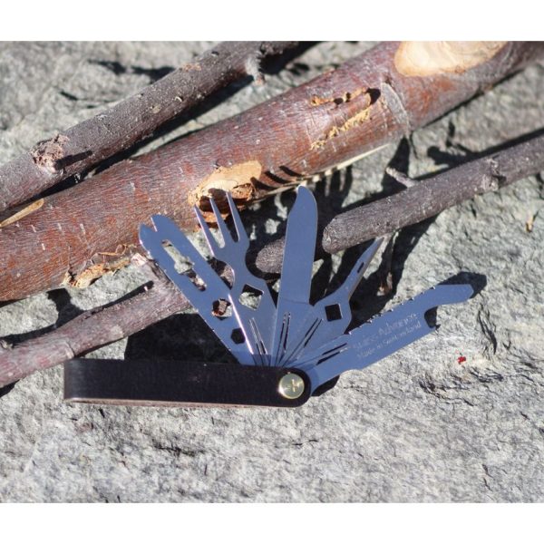 Swiss Advance CRONO N5 Black Multi Tool - Leather Handle