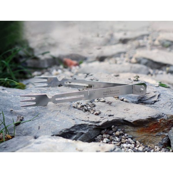 Swiss Advance SAIGA Serving Tongs Small - Stainless Steel