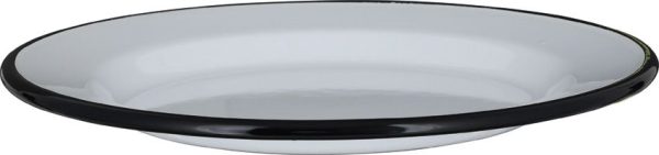 SSA51387.jpg Swiss Advance COELO Enamel Plate 9.44in - Black/White