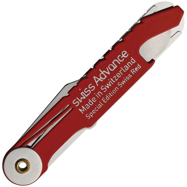 Swiss Advance CRONO N5 Multi Tool Red Stainless - 8-Tool