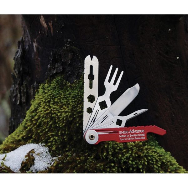Swiss Advance CRONO N5 Multi Tool Red Stainless - 8-Tool