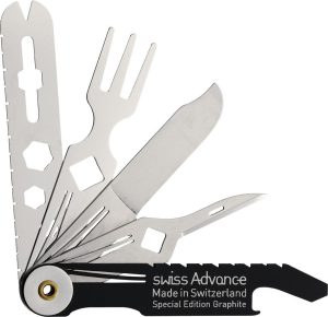 SSA51493.jpg Swiss Advance CRONO N5 Multi Tool Black Stainless - 8-Tool