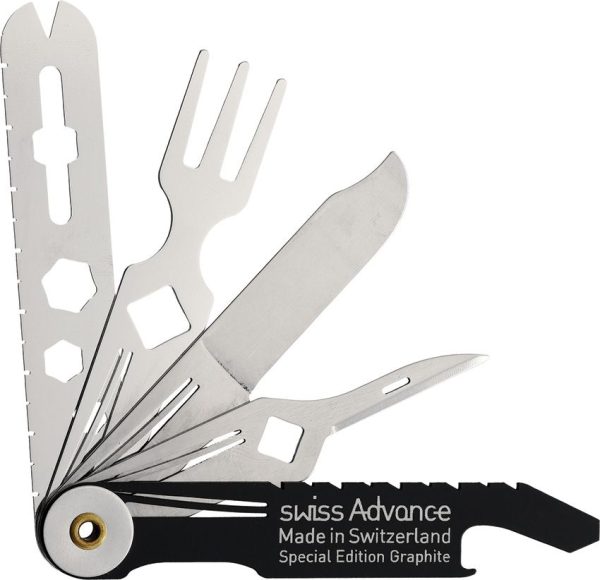 Swiss Advance CRONO N5 Multi Tool Black Stainless - 8-Tool