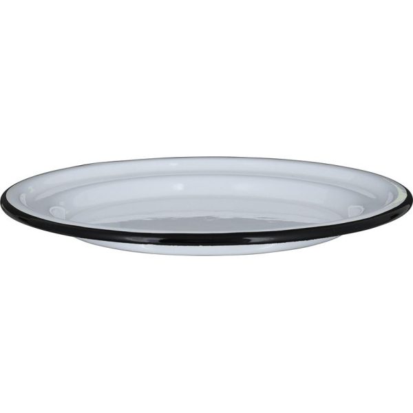 SSA51608_add_03.jpg Swiss Advance COELO Enamel Dessert Plate 7.09in - Black/White